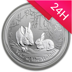 Srebrna moneta Rok Królika 2011 - 1/2 oz (24h)